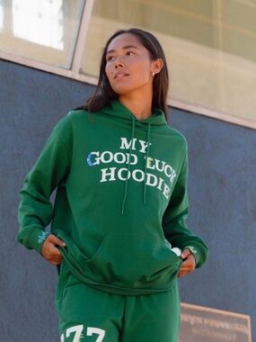 Mayfair Woman’s My Good Luck Hoodie NWT